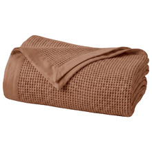 Freida Washed Cotton Waffle Blanket